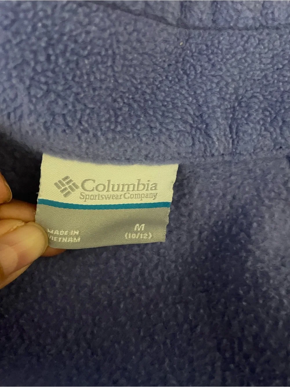 Columbia Kids Purple-Blue Fleece Jacket - Picture 8 of 8